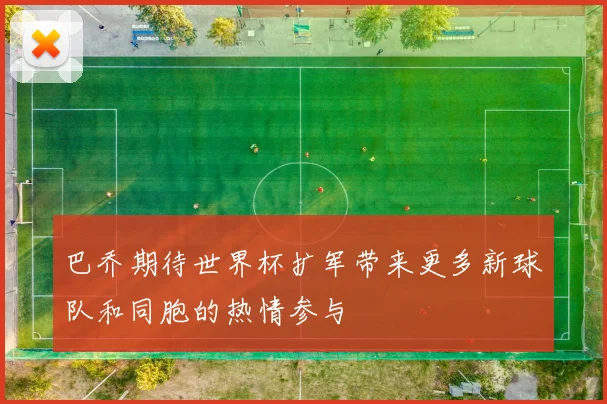 巴乔期待世界杯扩军带来更多新球队和同胞的热情参与